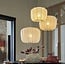 Light en Living Hanglamp PLUMERIA Ø50x37,5 cm - Zand - Light & Living