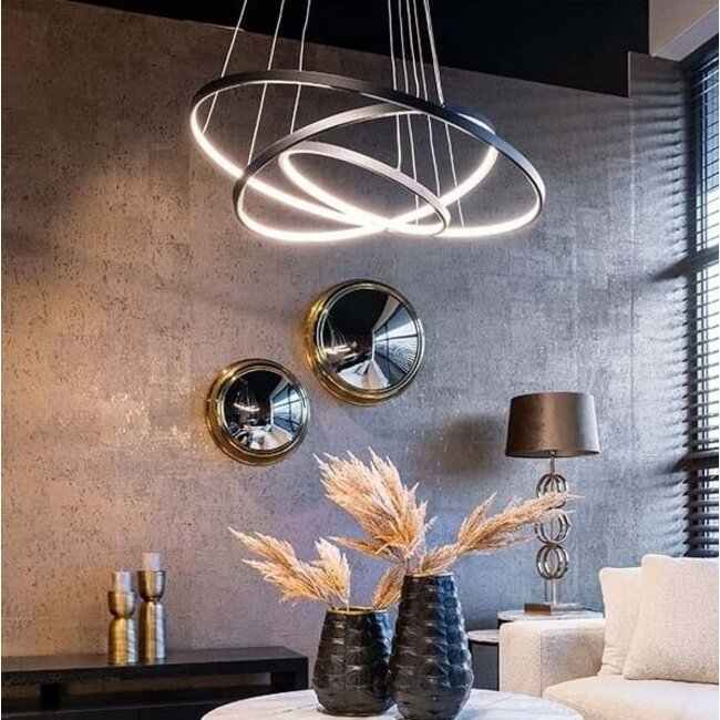 Richmond Interiors  Richmond Interiors Hanglamp Amira Zwart - Stijlvolle Designverlichting
