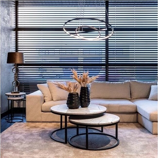 Richmond Interiors  Richmond Interiors Hanglamp Amira Zwart - Stijlvolle Designverlichting