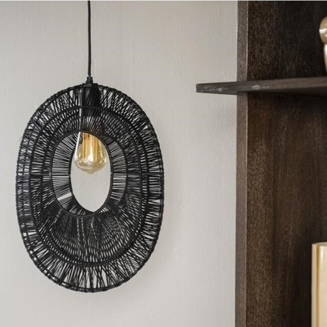 By Boo By-Boo Hanglamp Ovo 1 - Zwart