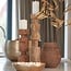Light en Living Kandelaar EXUMAS hout bruin - 2 maten