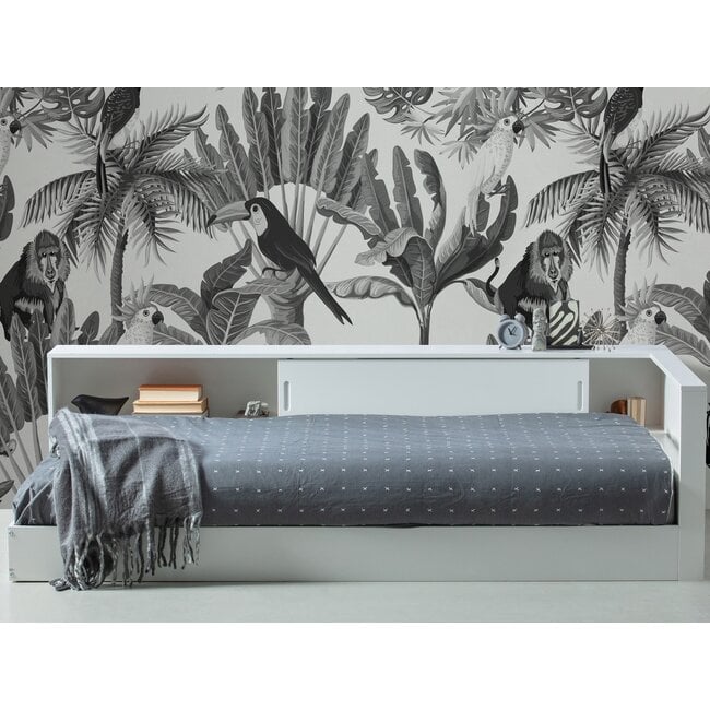 Woood Connect Hoekbed Grenen Wit [fsc]