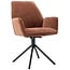 Tower Living Eettafelstoel Amaro Swivel draaistoel Nature 500 koper