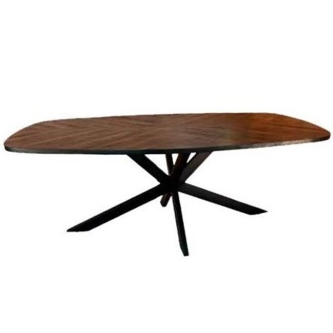 Tower Living Eettafel Silvi 200x110 – zwart