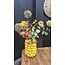 Light en Living Vaas deco LEMON geel - 33 cm hoog