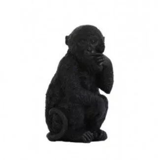 Light en Living Ornament Aap Zwart S