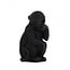 Light en Living Ornament Aap Zwart S - Stijlvol Dierenbeeldje