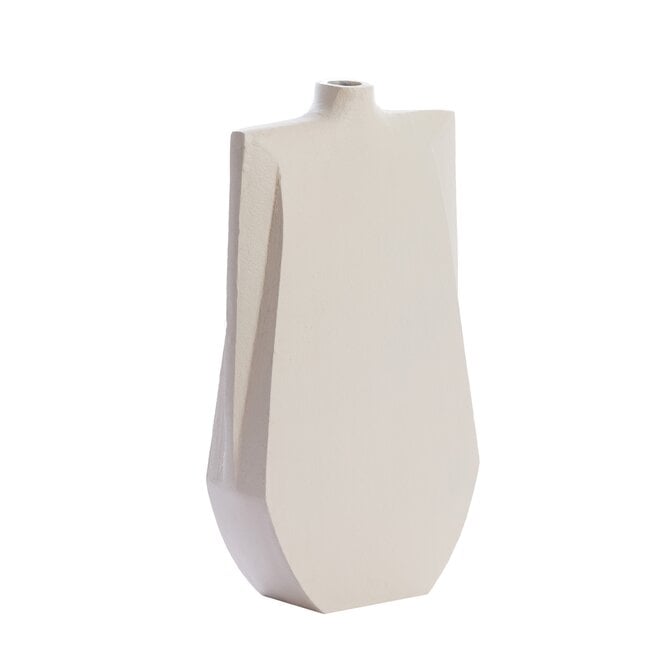 Light en Living Vaas deco 21x7,5x41 cm MAKAHA crème