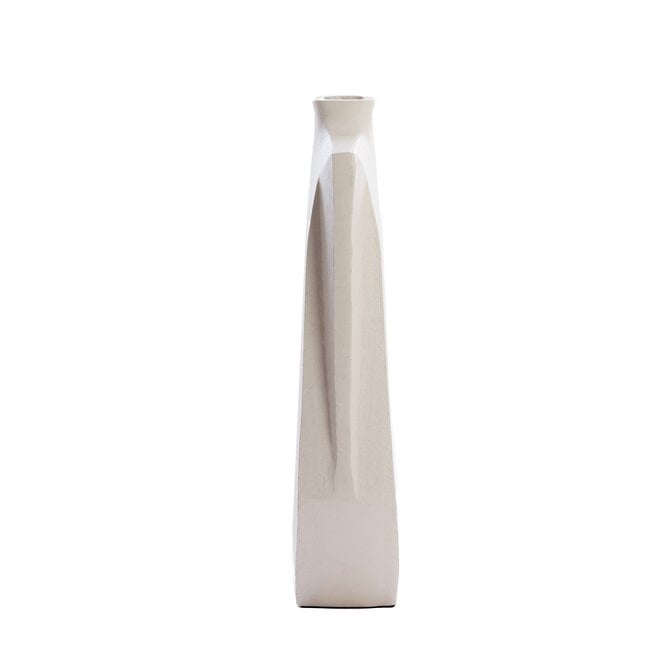 Light en Living Vaas deco 21x7,5x41 cm MAKAHA crème