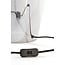Light en Living Lampvoet Ø25x35 cm MYLES smoke glas+antiek brons