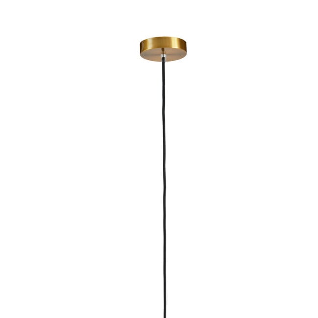 Light en Living Hanglamp Ø35x43 cm MYLES smoke glas+antiek brons