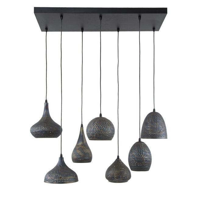WoonStijl Hanglamp 4+3 punch mix