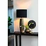 Light en Living Ornament op voet GOUYA 25x10x35 cm - Zwart Agaat & Antiek Brons