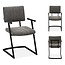 WoonMax Eettafelstoel  Mats Miami - Ash, Zwart of Toffee