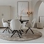 Tower Living Eettafel rond Selva mango zwart Ø 130 cm