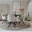Tower Living Eettafelstoel Imola draaistoel Ascot 1 wit