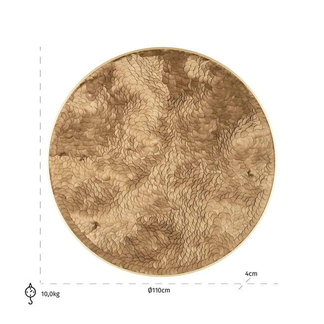 Richmond Interiors  Wall art Bloom goud