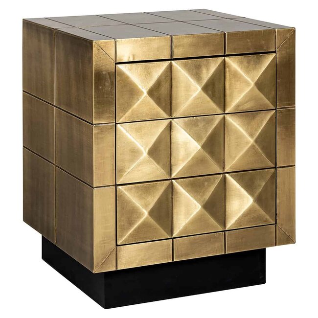 Richmond Interiors  Ladenkast Collada 3-laden (Brushed Gold)