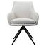Richmond Interiors  Draaistoel Lisonne cream fusion (Fusion cream 02)