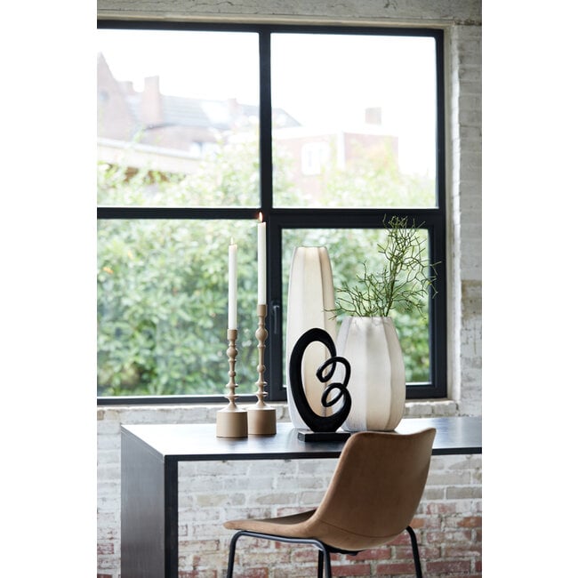 Light en Living Vaas Ø17x23,5 cm BRADLEY glas licht bruin