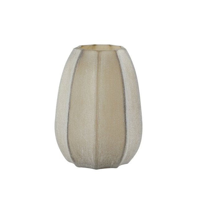 Light en Living Vaas Ø17x23,5 cm BRADLEY glas licht bruin