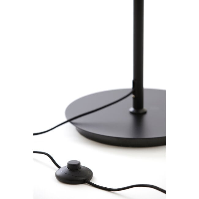 Light en Living Vloerlamp Ø35x160 cm JULIA glas  smoke+zwart