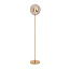 Light en Living Vloerlamp Ø30x160 cm MEDINA glas  smoke+goud