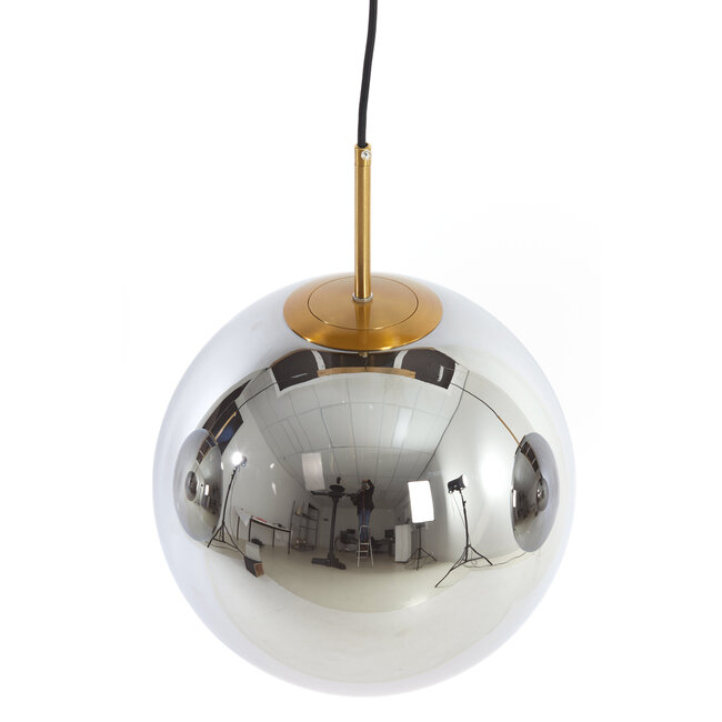 Light en Living Hanglamp 3L 120x30x30 cm MEDINA glas  smoke+goud