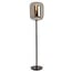 Light en Living Vloerlamp Ø35x160 cm JULIA glas  smoke+zwart