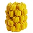 Light en Living Vaas deco 23,5x23x32,5 cm BELLPEPPER keramiek glanzend geel