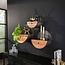 WoonStijl Wandschap half moon Ø50 met lade