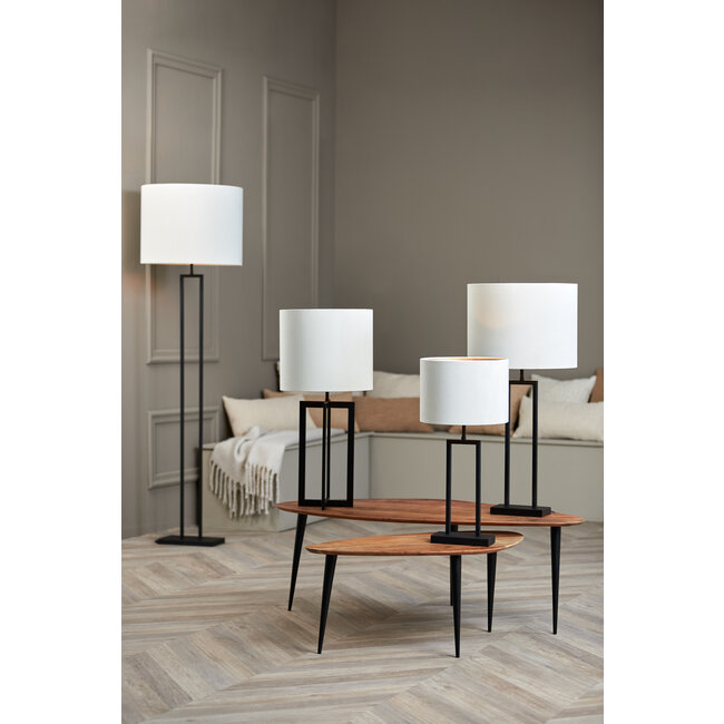 Light en Living Kap cilinder 40-40-30 cm VELOURS off white