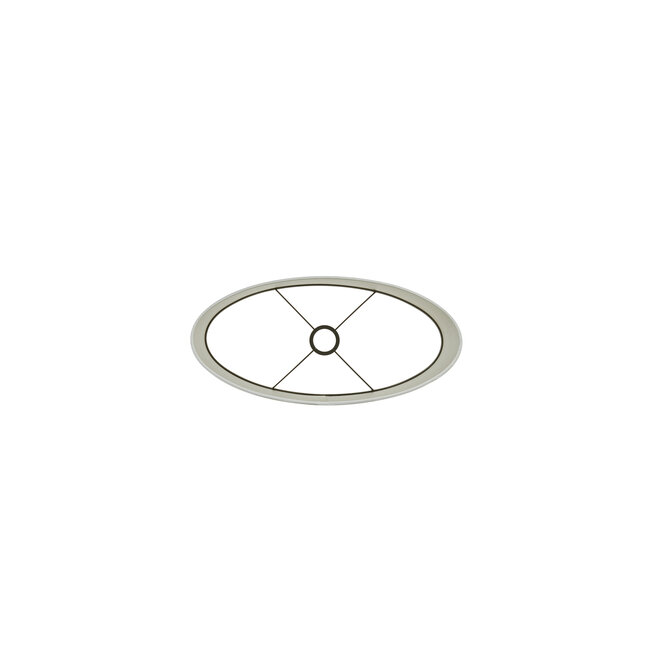 Light en Living Kap ovaal recht smal 45-21-32 cm SAVERNA eiwit