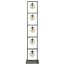 WoonStijl Vloerlamp tower 5x Ø15 glas / Oud zilver showroommodel