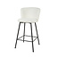 WoonStijl Barstoel Curve Boucle wit