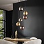 WoonStijl Hanglamp 6x bol getrapt metal print