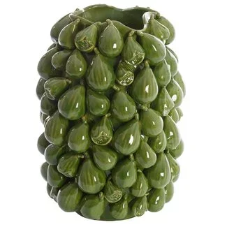 Light en Living Vaas deco 35x33x47 cm NATALIA keramiek donker groen