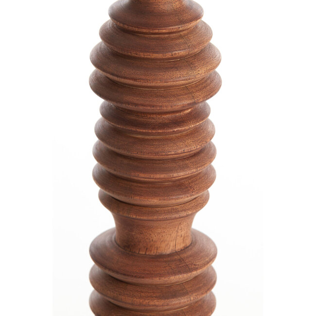 Light en Living Kandelaar Ø7,5x36 cm AFIFE hout  roodbruin