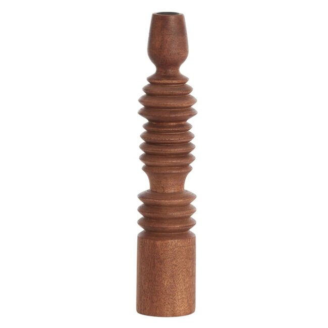 Light en Living Kandelaar Ø7,5x36 cm AFIFE hout  roodbruin