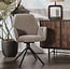 Tower Living Eettafelstoel Amaro Swivel draaistoel Nature 120 beige / grijs