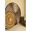 PTMD Wandornament Wiktor Bruin MDF swirl carved XL - Ø 180 cm