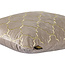 PTMD Kussen Lizze Beige velvet embroidery patroon 45 x 45
