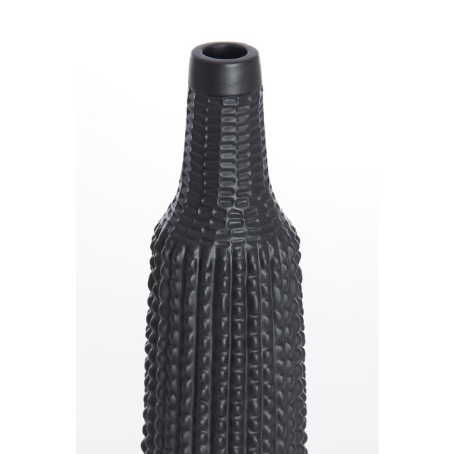 Light en Living Vaas Ø9,5x46 cm ANGIRA mat zwart