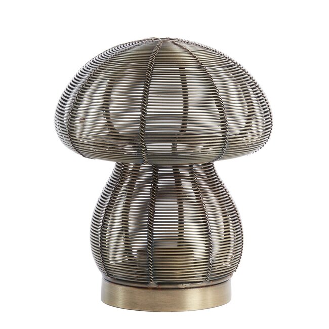 Light en Living Theelicht Ø15x18 cm MUSHROOM antiek  brons