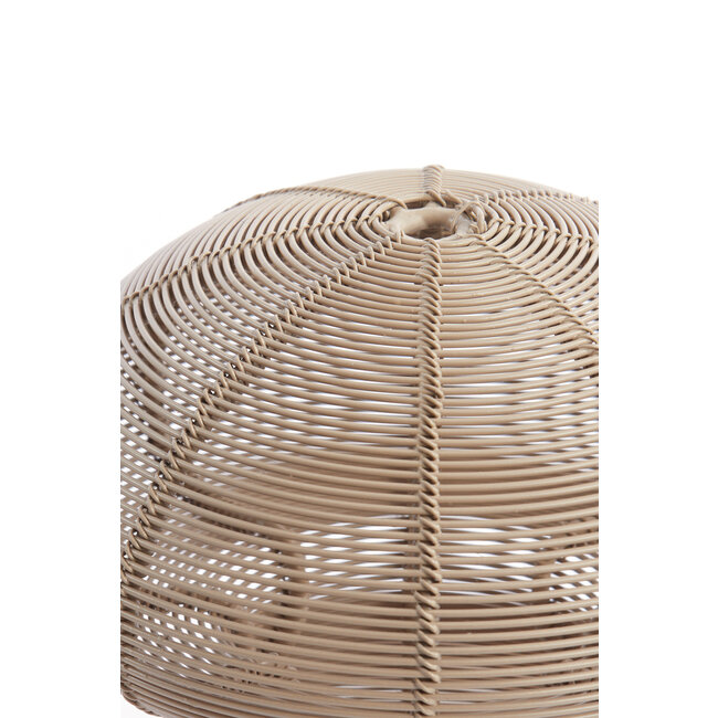 Light en Living Theelicht MUSHROOM mat beige Ø15x18 cm - Sfeervol Windlicht