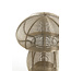 Light en Living Theelicht MUSHROOM Ø20x24 cm - Lichtgoud Metalen Windlicht