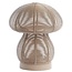 Light en Living Theelicht MUSHROOM mat beige Ø15x18 cm - Sfeervol Windlicht