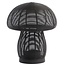 Light en Living Theelicht MUSHROOM mat zwart Ø20x24 cm van Light & Living