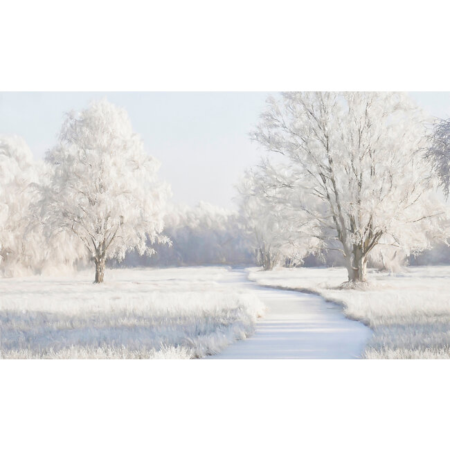 Wandkraft Winter Meadow