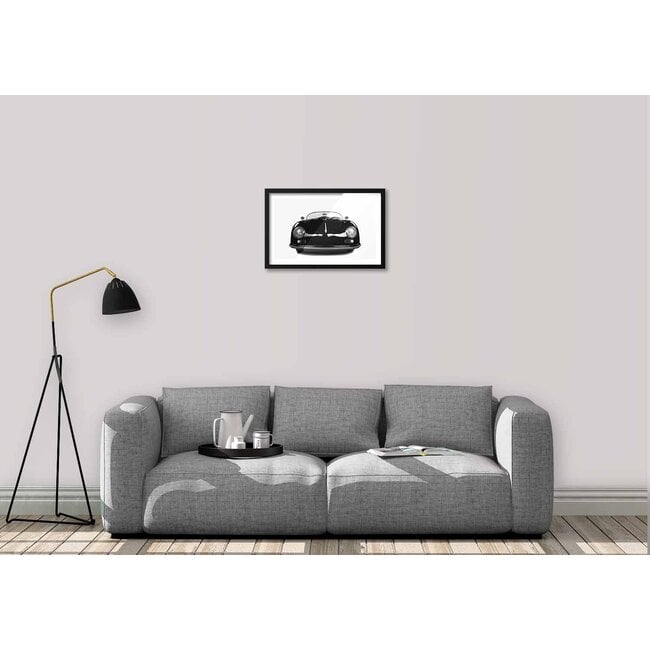 Wandkraft Porsche 356 Black